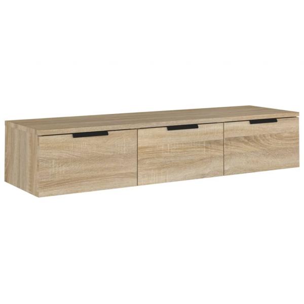 Wandschrank Sonoma-Eiche 102x30x20 cm Holzwerkstoff