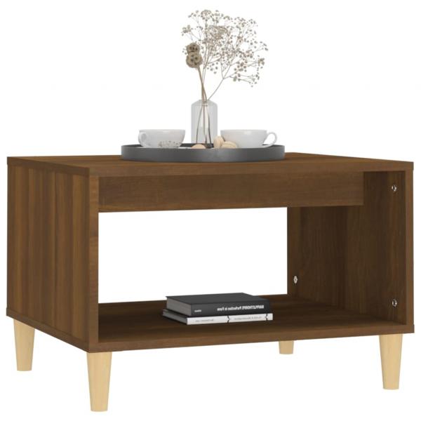 Couchtisch Braun Eichen-Optik 60x50x40 cm Holzwerkstoff