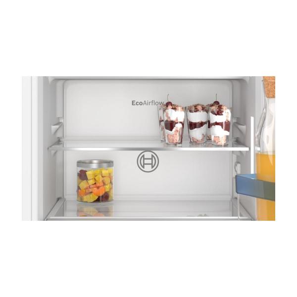 Bosch KIL22VFE0 Einbau-Kühlschrank, Nischenhöhe 88cm, 119L, Festtürtechnik, LED Beleuchtung, Multi Box XXL, Eco Airflow, Schnellkühlen