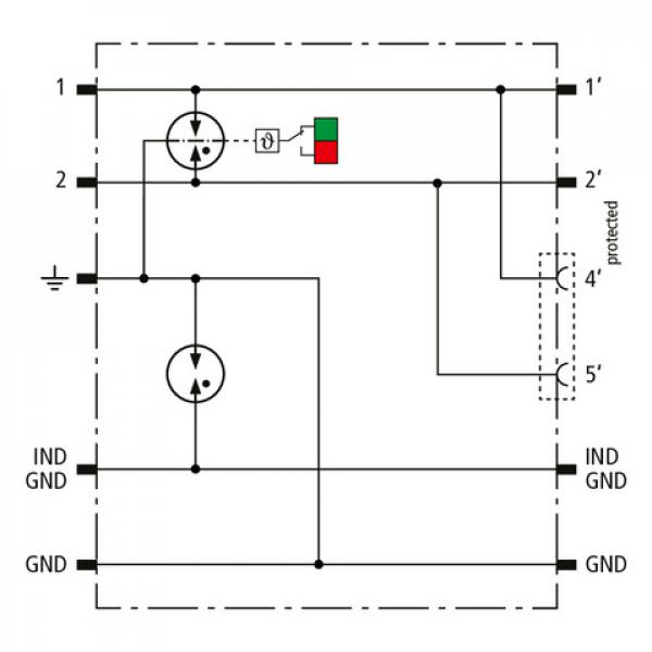 Dehn + Söhne DBX TC B 180 Blitzstromableiter DEHNbox DBX TC B 180