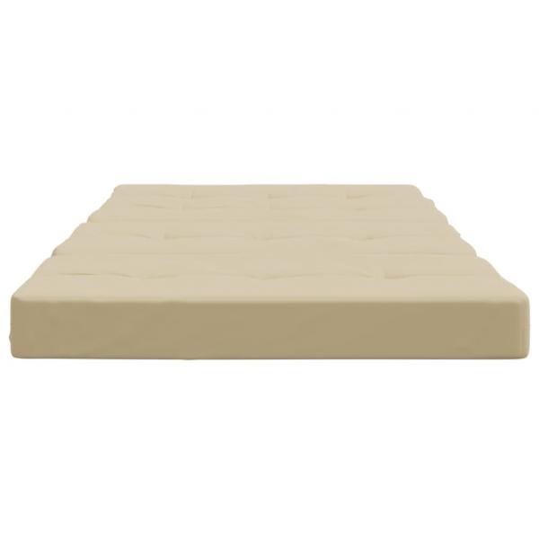 Liegestuhl-Auflagen 2 Stk. Beige Oxford-Gewebe