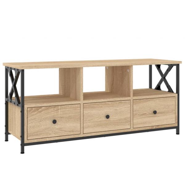 TV-Schrank Sonoma Eiche 102x33x45 cm Holzwerkstoff & Eisen