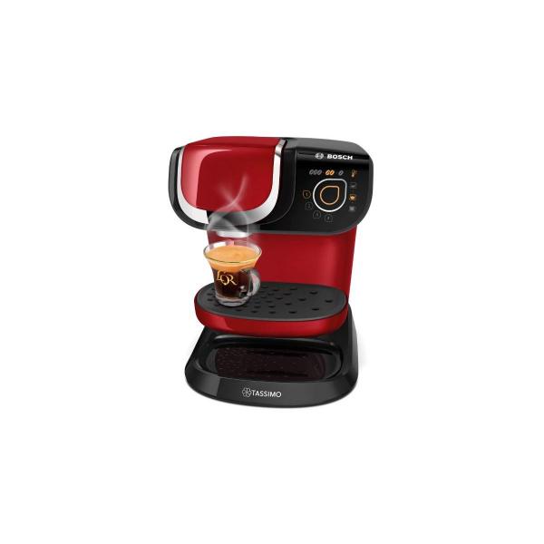 Bosch TAS6503 TASSIMO MY WAY 2 Kapselkaffeemaschine, 1500W, 1.3L Wasserbehälter, rot