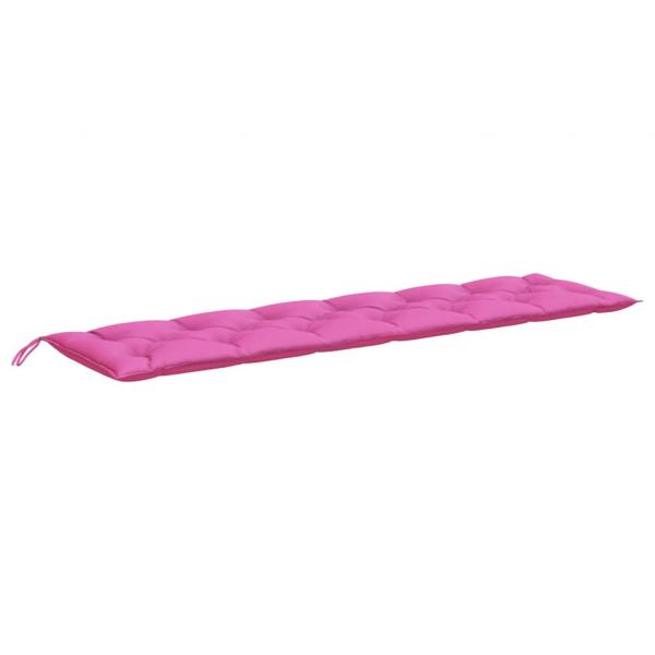 Gartenbank-Auflage Rosa 200x50x7 cm Stoff