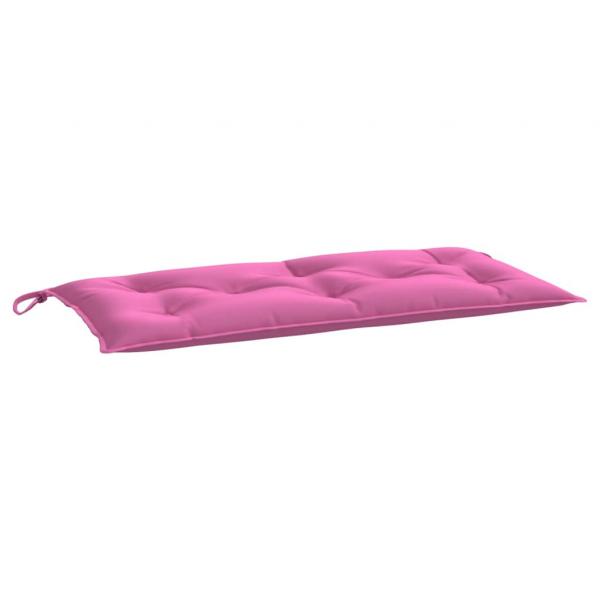 Gartenbank-Auflage Rosa 110x50x7 cm Stoff