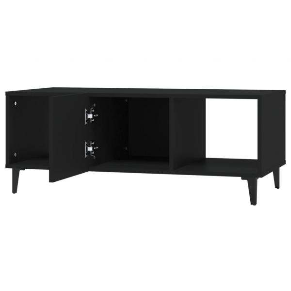 Couchtisch Schwarz 102x50x40 cm Holzwerkstoff