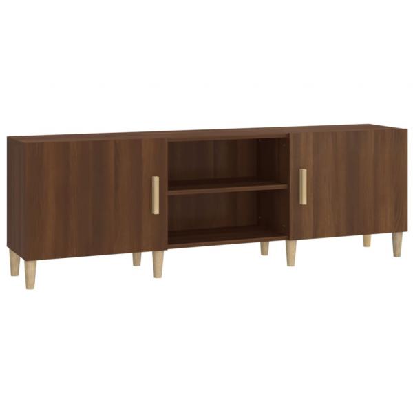 TV-Schrank Braun Eichen-Optik 150x30x50 cm Holzwerkstoff