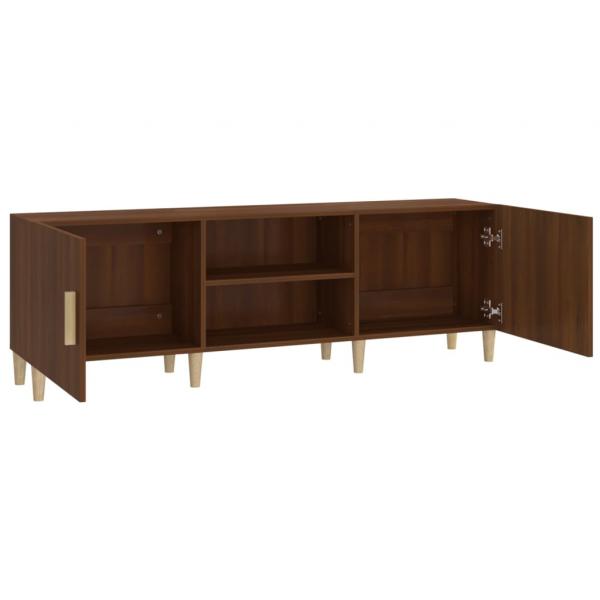 TV-Schrank Braun Eichen-Optik 150x30x50 cm Holzwerkstoff