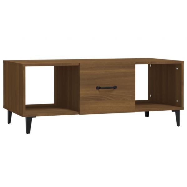 Couchtisch Braun Eichen-Optik 102x50x40 cm Holzwerkstoff