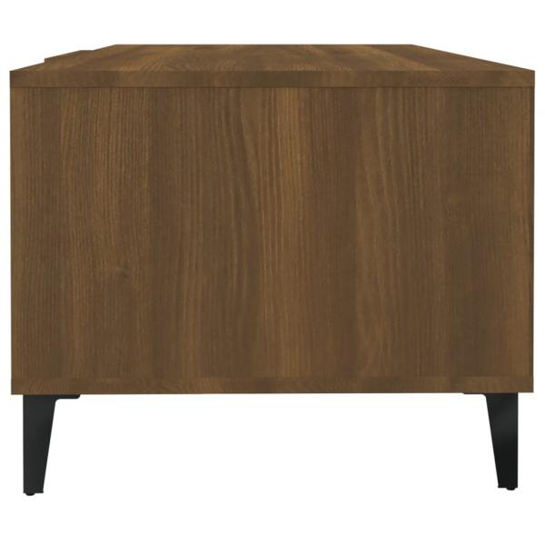 Couchtisch Braun Eichen-Optik 102x50x40 cm Holzwerkstoff