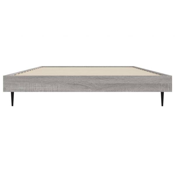 Bettgestell Grau Sonoma 90x190 cm Holzwerkstoff