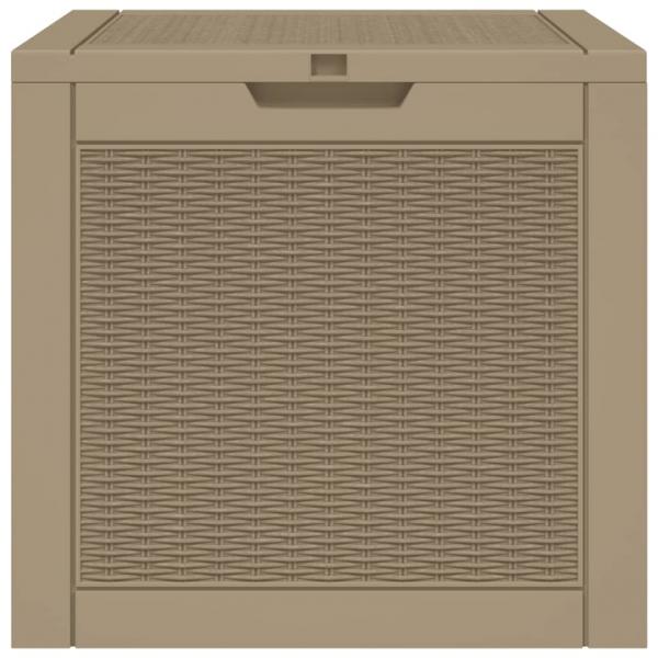 Gartenbox Hellbraun 55,5x43x53 cm Polypropylen