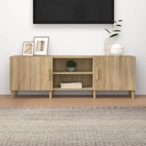 ARDEBO.de - TV-Schrank Sonoma-Eiche 150x30x50 cm Holzwerkstoff