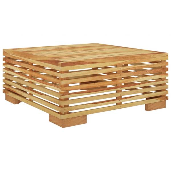 5-tlg. Garten-Lounge-Set mit Kissen Massivholz Teak