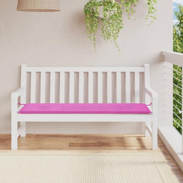 ARDEBO.de - Gartenbank-Auflage Rosa 150x50x3 cm Oxford-Gewebe