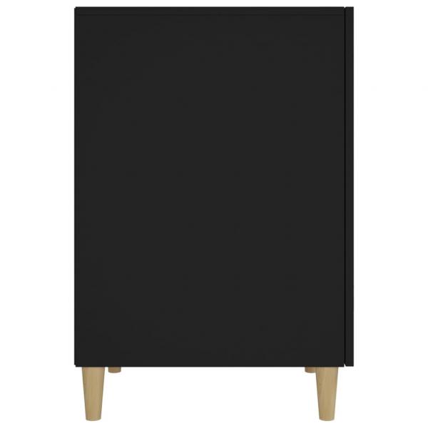 Schreibtisch Schwarz 140x50x75 cm Holzwerkstoff