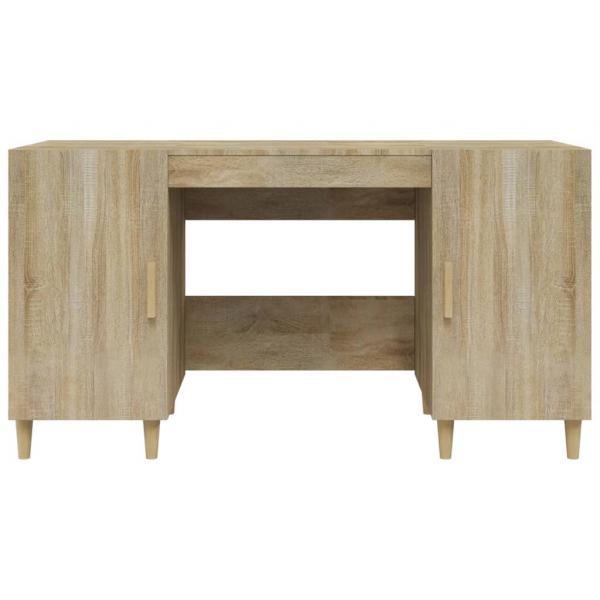 Schreibtisch Sonoma-Eiche 140x50x75 cm Holzwerkstoff