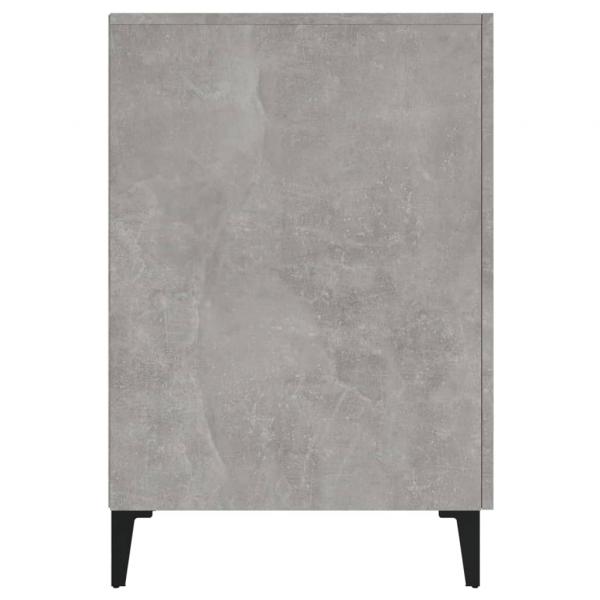 Schreibtisch Betongrau 140x50x75 cm Holzwerkstoff