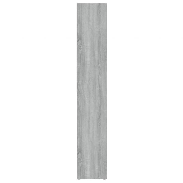 CD-Regale 2 Stk. Grau Sonoma 21x16x93,5 cm Holzwerkstoff