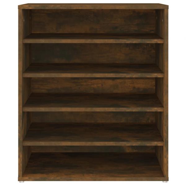 Schuhschrank Räuchereiche 60x35x70 cm Holzwerkstoff