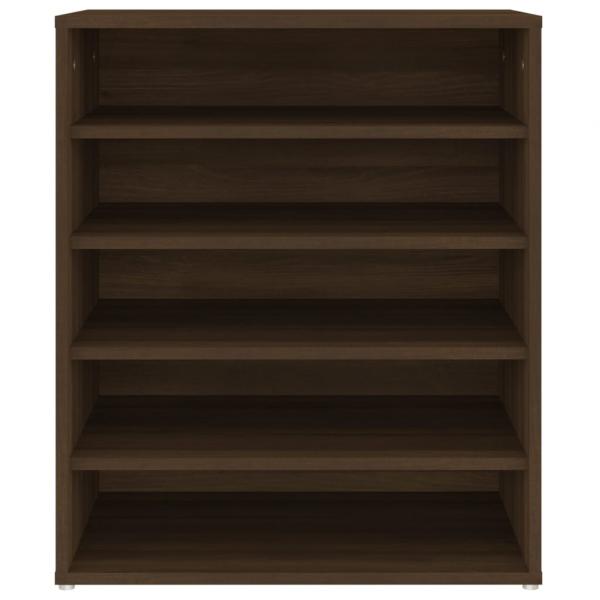 Schuhschrank Braun Eichen-Optik 60x35x70 cm Holzwerkstoff