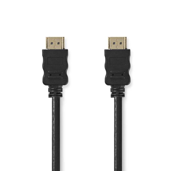 ARDEBO.de - High Speed ??HDMI ? Kabel mit Ethernet | HDMI? Stecker | HDMI? Stecker | 4K@30Hz | ARC | 10.2 Gbps | 30.0 m | Rund | PVC | Schwarz | Aufhänger