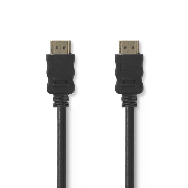 ARDEBO.de - High Speed ??HDMI ? Kabel mit Ethernet | HDMI? Stecker | HDMI? Stecker | 4K@30Hz | 18 Gbps | 40.0 m | Rund | PVC | Schwarz | Aufhänger