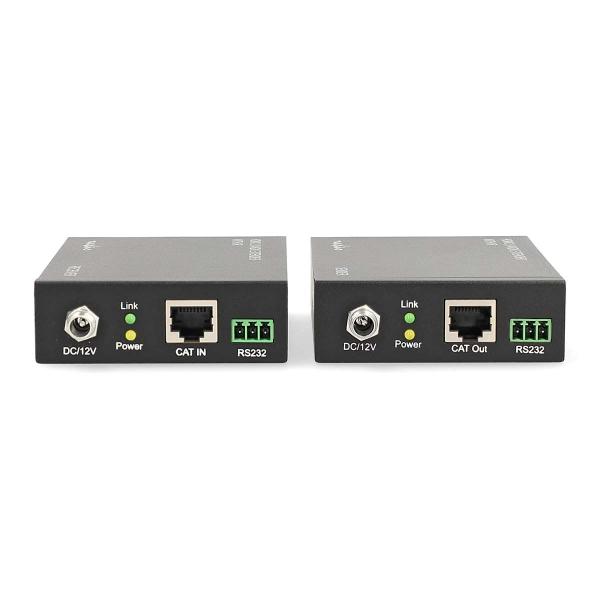 HDMI ? Extender | Über CAT6 | Up to 60.0 m | 4K@60Hz | 18 Gbps | Metall | Anthrazit