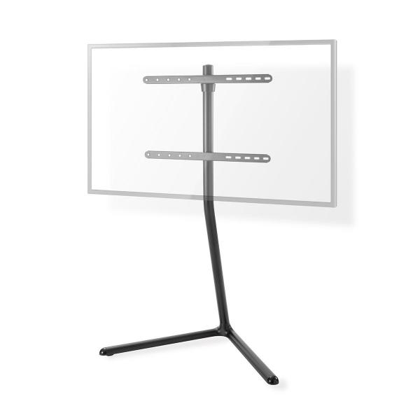 ARDEBO.de - TV Bodenständer | 49 - 70 " | maximal unterstützes Bildschirmgewicht: 40 kg | V-shape Design | Anti-Kipp-Gurt | Schnappverschluss | Aluminium / Stahl | Schwarz