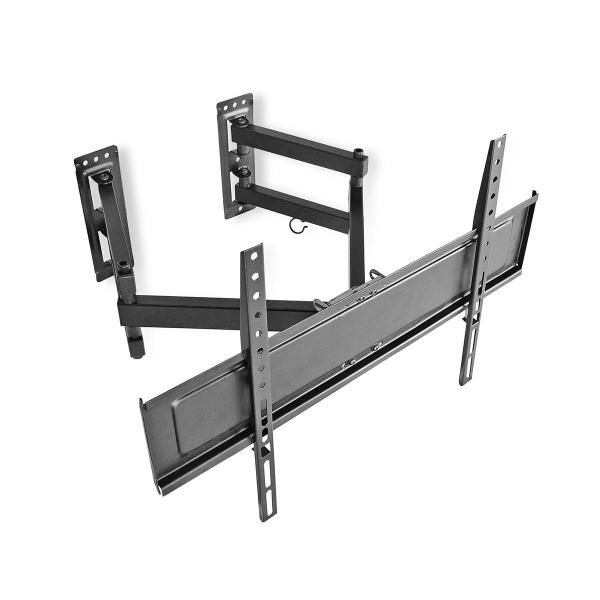 Vollbewegliche-TV-Wandhalterung | 32 - 70 " | maximal unterstützes Bildschirmgewicht: 40 kg | kippbar | drehbar | Minimaler Wandabstand: 80 mm | Maximaler Wandabstand: 520 mm | 3 Drehpunkt(e) | Stahl | Schwarz