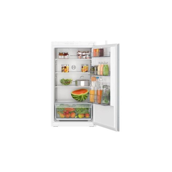 ARDEBO.de Bosch KIR31NSE0 Einbau Vollraumkühlschrank, Nischenhöhe 102,5 cm, 165L, Schlepptürtechnik, Schnellkühlfunktion, LED Beleuchtung, Multi Box XXL, Eco Airflow