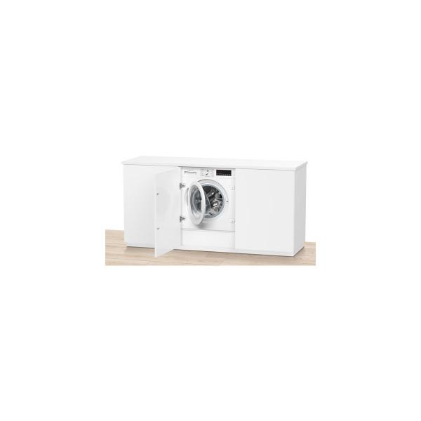 Bosch WIW28443 8kg Einbau Waschmaschine, 60cm breit, 1400 U/min, LED-Display, Unwuchtkontrolle, Mengenerkennung, AquaStop, weiß