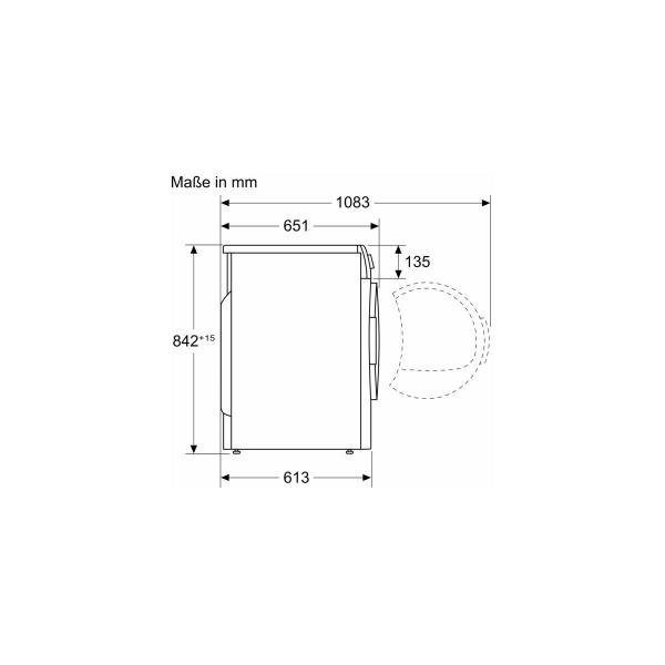 Bosch WTH83003 Serie 4 7kg A+ Wärmepumpentrockner, 60cm breit, EasyClean, AutoDry, LED-Display, Restzeitanzeige, weiß