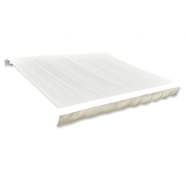 ARDEBO.de - Markisenbespannung Canvas Creme 4x3 m (ohne Rahmen)