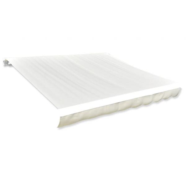 ARDEBO.de - Markisenbespannung Canvas Creme 6x3 m (ohne Rahmen)