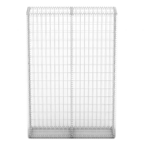 Steinkorb Gabione mit Deckeln Verzinkter Draht 150×100×30 cm 