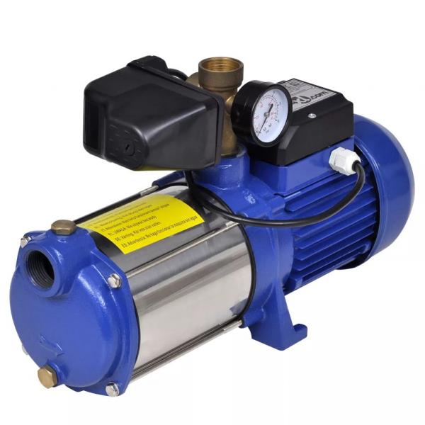 ARDEBO.de - Kreiselpumpe mit Manometer 1300 W 5100 L/h Blau