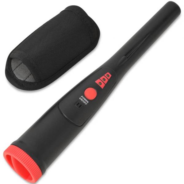 ARDEBO.de - Pinpointer Metalldetektor Schwarz und Rot