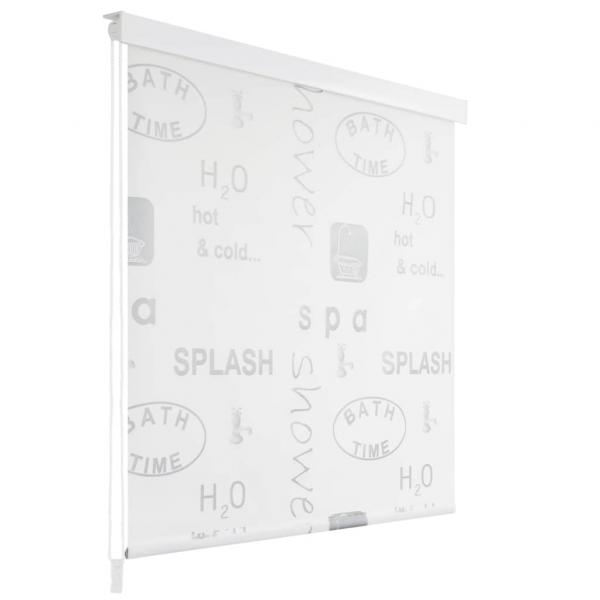 ARDEBO.de - Duschrollo 80x240 cm Splash-Design