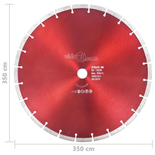 Diamant-Trennscheibe Stahl 350 mm