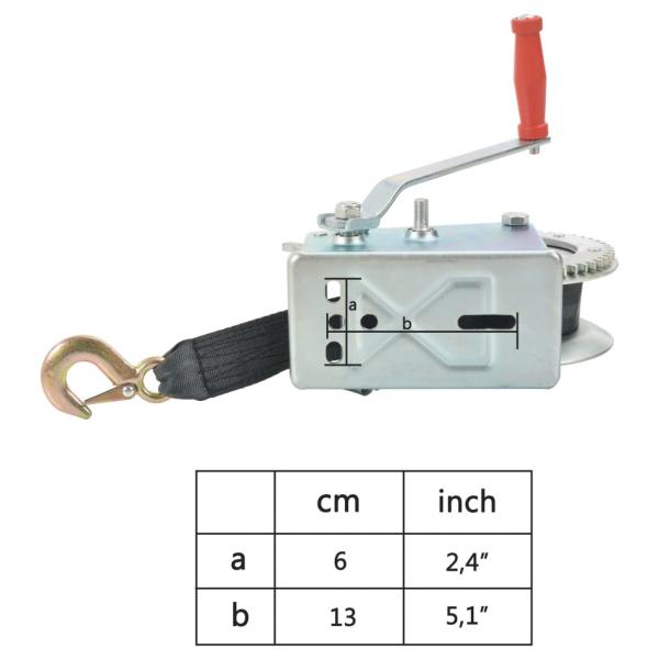 Handwinde mit Gurt 1587 kg