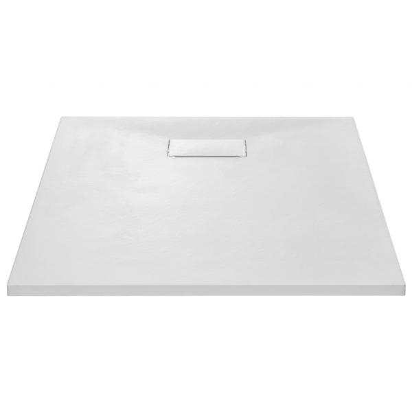 Duschwanne SMC Weiß 100×80 cm
