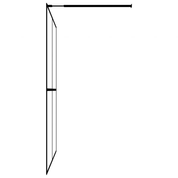 Duschwand für Walk-in Dusche Mattes Sicherheitsglas 118x190 cm