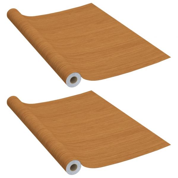 Selbstklebende Möbelfolie Helle Eiche 500 x 90 cm PVC