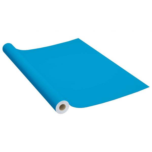 Selbstklebende Möbelfolie Azurblau 500 x 90 cm PVC