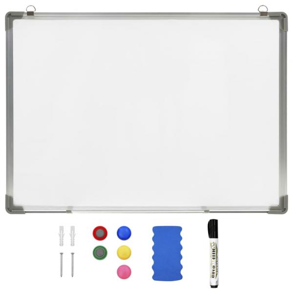 ARDEBO.de - Magnetisches Whiteboard Weiß 70 x 50 cm Stahl