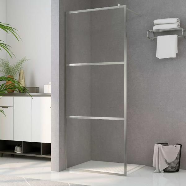 ARDEBO.de - Duschwand für Begehbare Dusche mit Klarem ESG-Glas 140x195 cm 