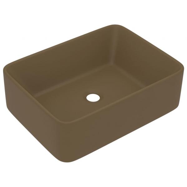 Luxus-Waschbecken Matt Creme 41x30x12 cm Keramik