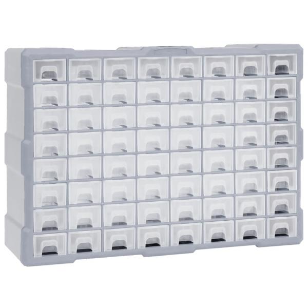 ARDEBO.de - Multi-Schubladen-Organizer mit 64 Schubladen 52x16x37,5 cm