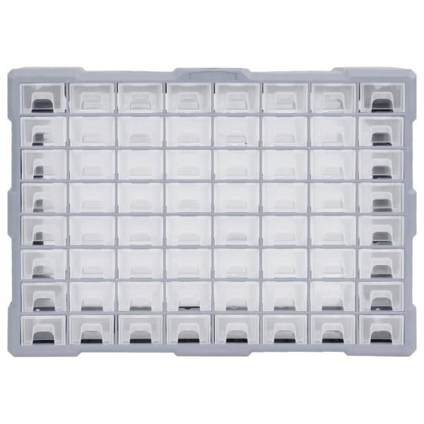 Multi-Schubladen-Organizer mit 64 Schubladen 52x16x37,5 cm